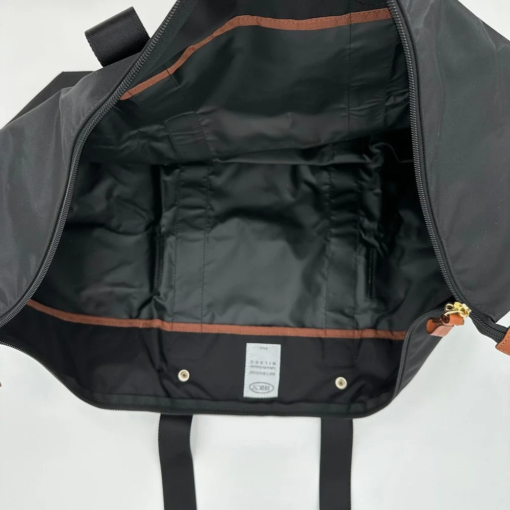 Brics X-Collection Folding Duffle Bag Black Branded Subaru Nylon Weekend *READ*‎